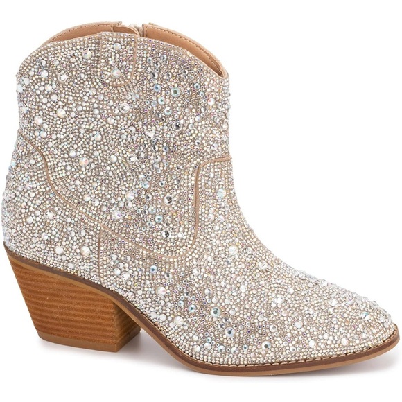 Corkys Shoes - Corkys Silver Tan Ankle Booties. NEVER WORN 🔥